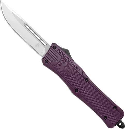 Cobratec Knives Medium CTK1 OTF 3" Drop Point – Plum