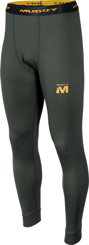 Muddy Apparel Dv8 Stonewool 200 Bottom Base Layer Peat Moss 2XL