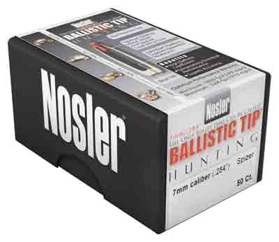 Nosler Bullets Ballistic Tip Bullets – .284 120 Grain 50-Pack