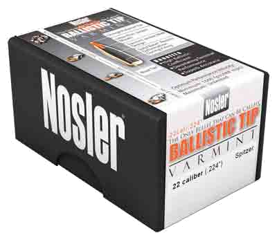 Nosler Bullets Ballistic Tip Bullets – .224 60 Grain 250-Pack