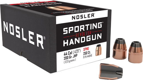 Nosler 44 Caliber .429 Jhp 250-Count 200 Grain Bullets – 250-Pack