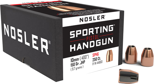 Nosler 10mm 150 Grain Bullets – 250-Pack