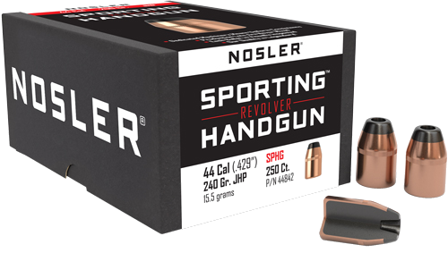 Nosler 44 .429 Jhp 250-Count 240 Grain Bullets – 250-Pack