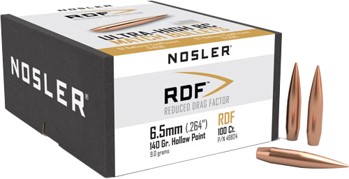 Nosler 264 Rdf Hpbt 100-Count 6.5mm 140 Grain Bullets – 100-Pack
