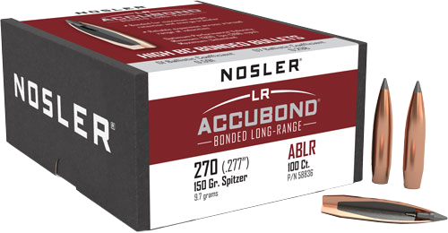 Nosler 270 Caliber .277 Accubond LR 100-Count .270 Win 150 Grain Bullets – 100-Pack