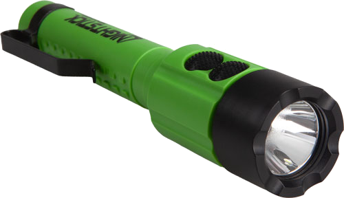 NightStick with Green Laser 2aa Green Body Flashlight