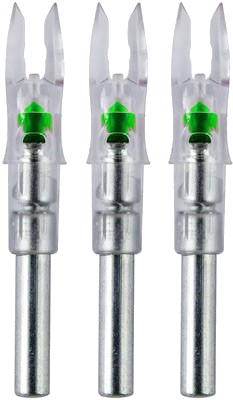 Nockturnal Lighted Nock X-Series Green 3-Pack