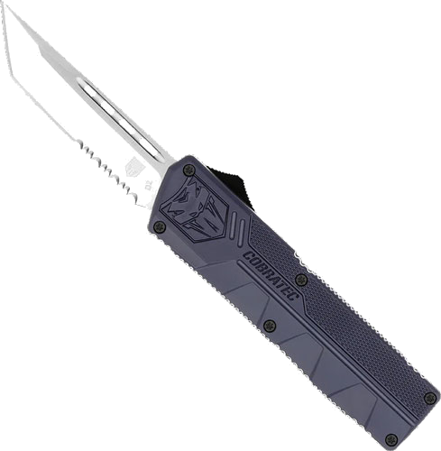 Cobratec Knives Lightweight Otf Nypd 3.25" Tanto Serrated