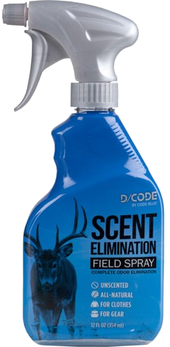 Code Blue D-Code Scent Elimination 12fl Ounces Spray Bottle