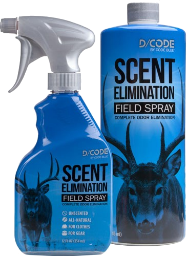 Code Blue D-Code Scent Elimination Spray Refill Combo 12 oz/32 oz