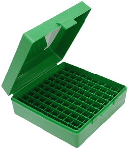 MTM 44rm/41rm/.45 Colt 100-Round Green Ammo Box