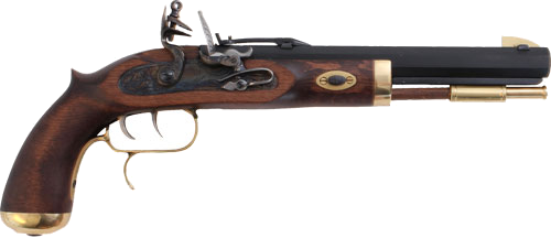 Traditions Trapper Flintlock Blued/Hardwood .50 Caliber Pistol