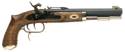 Traditions Trapper Percussion Blued/Hardwood .50 Caliber Pistol