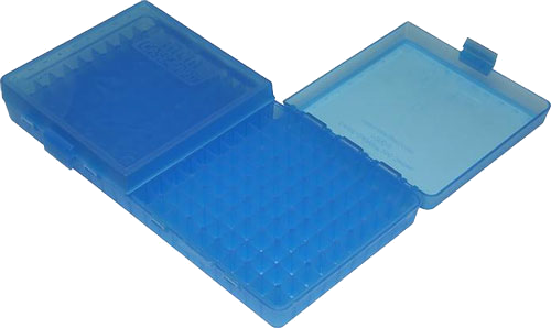 MTM AMMO BOX 45ACP/40SW/10MM 200-ROUNDS CLEAR BLUE