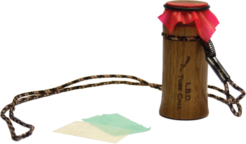 Pittman Game Calls Walnut Lbd Tube Turkey Call with 3 Reeds