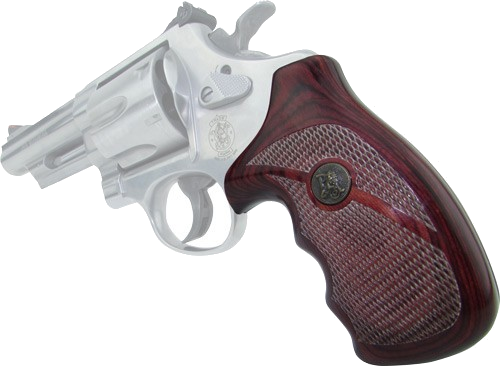 Pachmayr Laminated Wood Grips S&W N-Frame Round.butt Rosewood Grip