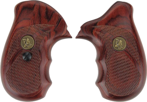 Pachmayr Laminated Wood Grips Taurus 85 Rosewood Checkered Grip