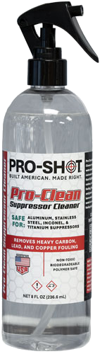 Pro-Shot Products Pro-Clean Cleaner 16 oz Spray Bottle Suppressor