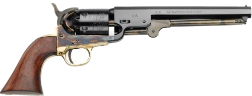 E.m.f 1851 Navy Steel .44 Caliber 7.5" Octagon Hrdnd Walnut Case