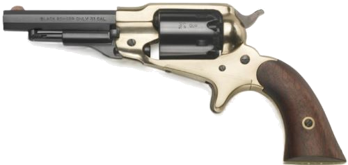 E.m.f 1863 Remington Brass Pocket .31 Caliber 3.5" Oct Walnut