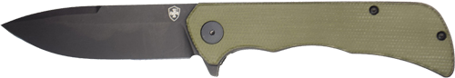 Templar Knife Paladin Folder 3.27" Green Micarta Dp D2 Knife