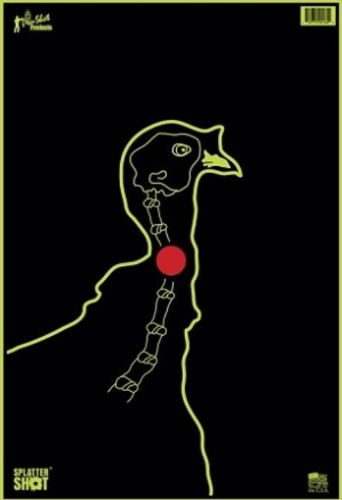 Pro-Shot Products Splatter Shot Target 12"X18" Turkey 8-Pack