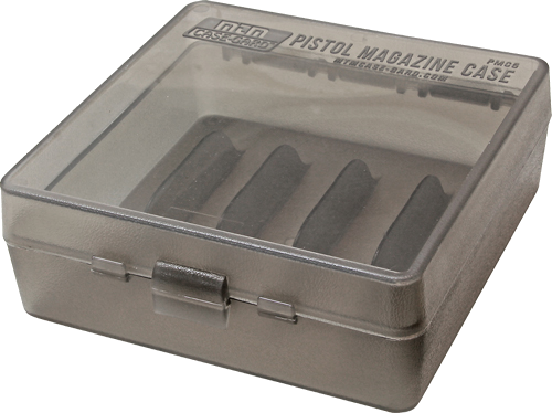 MTM Compact Handgun Case Stores Up to 5 Dbl Stck Magazine