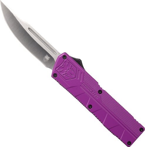 Cobratec Knives Lightweight Otf Purple 3.25" Drop Point