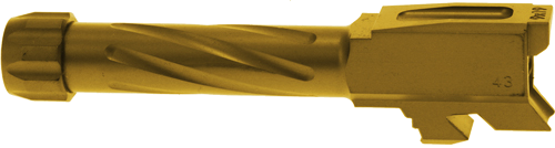 Rival Arms for Gen 1 Threaded Glock 43 Barrel – Gold