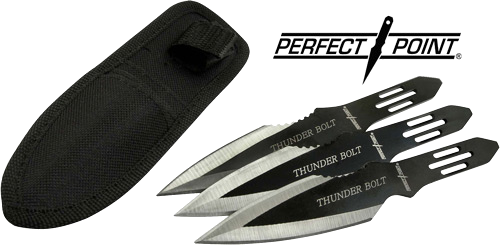 Master Cutlery Perfect Point 6.5" Spear Point Throwing Knives 3-Pack Knife