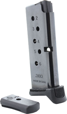 C Products Defense Ruger Lcp .380 ACP Gloss 6-Round Magazine