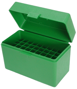 MTM Ammo Box Large 50 Rounds Flip Top Style Rifle