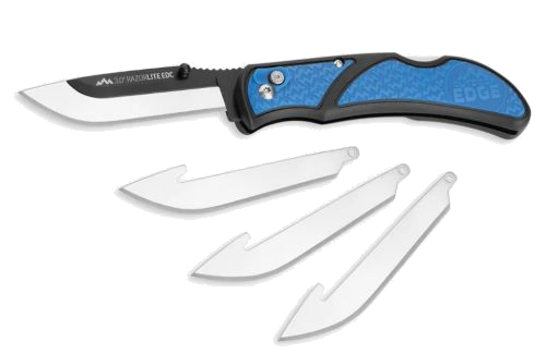 Outdoor Edge 3" Razor Lite EDC Folder with 4 Blades Knife
