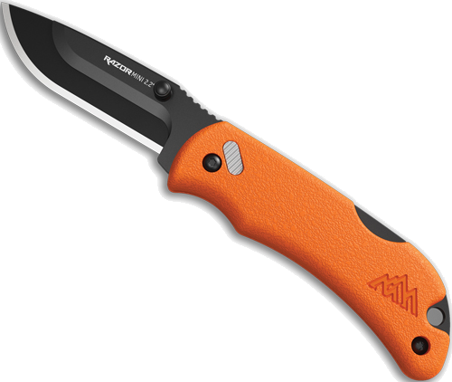 Outdoor Edge Razor-Mini 2.2" Pms with 2 Black Dp Blds