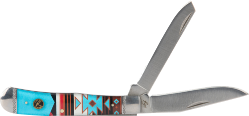 American Buffalo Knife & Tool Roper Sunset Series 2 Western Trapper 2-Blade