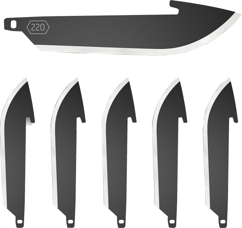 Outdoor Edge 2.2" Drop Point Blade Pack Blades 6-Pack