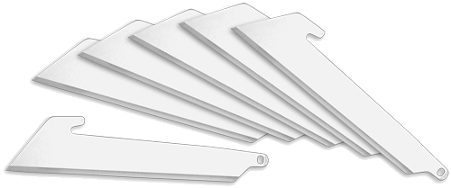 Outdoor Edge 3" Utility Blade Replacement Blades 6-Pack