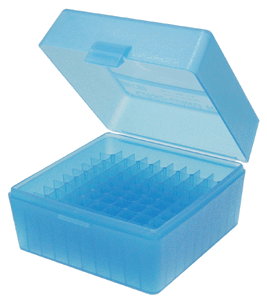 MTM Ammo Box Small 100-Round Flip Top Style Green Rifle