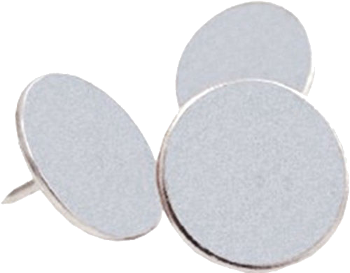 HME Products Trail Tacks Reflective Metal White 50-Pack