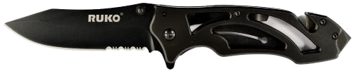 Ruko Folder TI Tactical 3.3" Vented Titanium Handle Knife