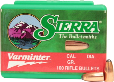 Sierra Bullets 22 Cal .224 45 Grain Sp 100-Count