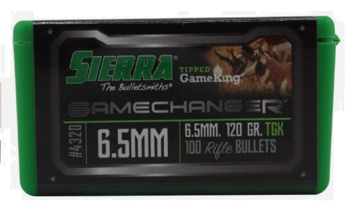 Sierra Bullets 6.5mm .264 120 Grain Tgk 100-Count