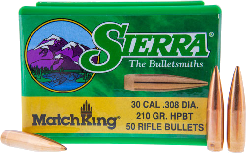 Sierra Bullets 30 Cal .308 210 Grain Hpbt Match 50-Count