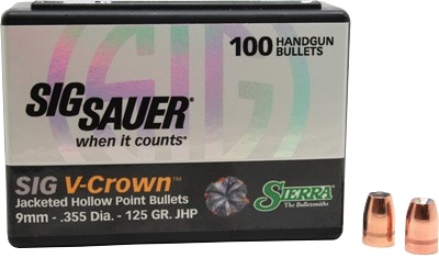 Sierra Bullets – 9mm, 125 Grain