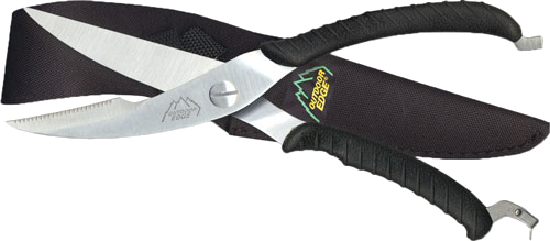 Outdoor Edge Game Shears 3.5" Black with Nylon Sheath