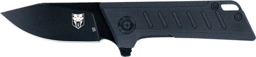 Cobratec Knives Small Riptide Folder 2" Black/Black D2 Blade Knife