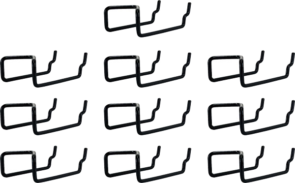Gun Storage Solutions Slatwall/Pegboard Vertical Gun Cradles 10-Pack