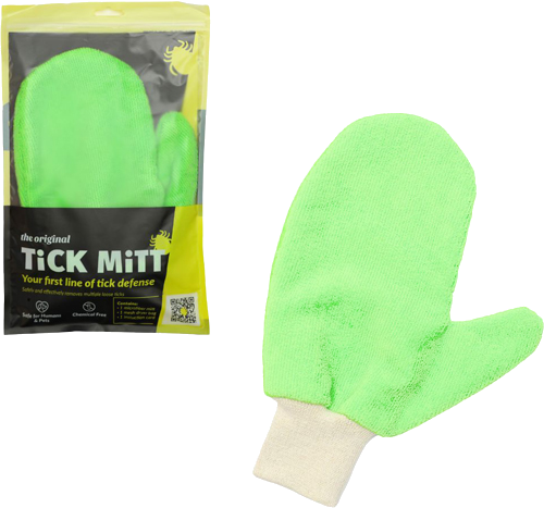 Tick Mitt Remover Green