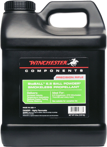 Winchester Powder Staball 6.5 8 lb Smokeless Powder