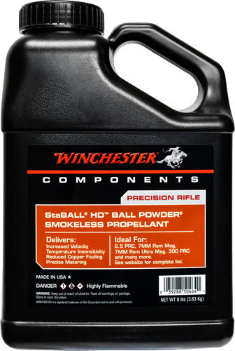 Winchester Powder Staball HD 8 lb Smokeless Powder